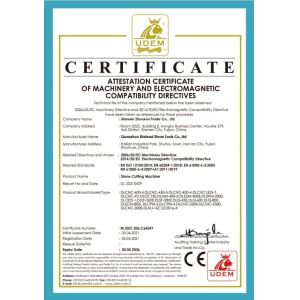 Quanzhou Dialead Stone Tools Co., Ltd. Certifications