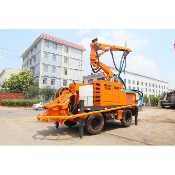 Buy Multifunction Robotic Arm Wet Shotcrete Machine For Tunnel at wholesale prices