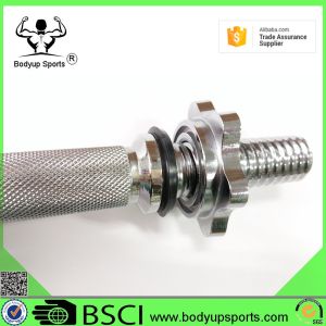 High Quality Gym Chrome Spin lock Dumbbell Handles