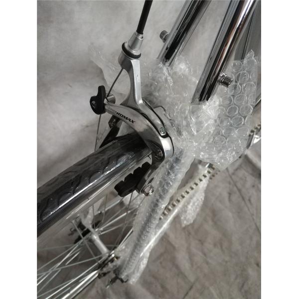 Classic 700Cx28C Vintage Chrome Fixed Gear Bike 58cm Single Speed Fixie Bicycle 13kg