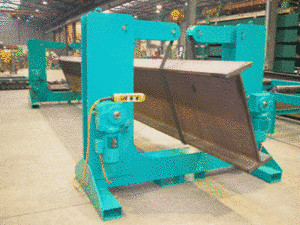 China 360° Overturning Tilting Device Automatic Welding Machine H Beam Rotator With 4x1.5 KW Motors on sale