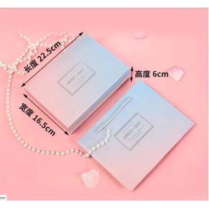 2mm Cardboard Gift Box With Ribbon