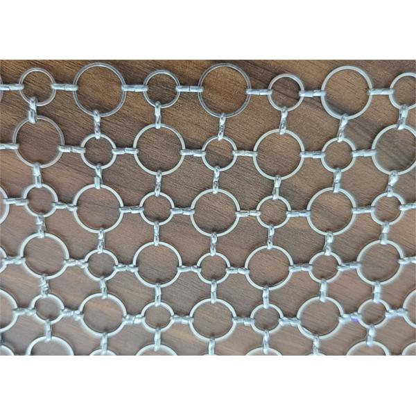 Buy 1-2mm Thickness Circle Brass Wire Mesh Panels Hotel Decoration at wholesale prices