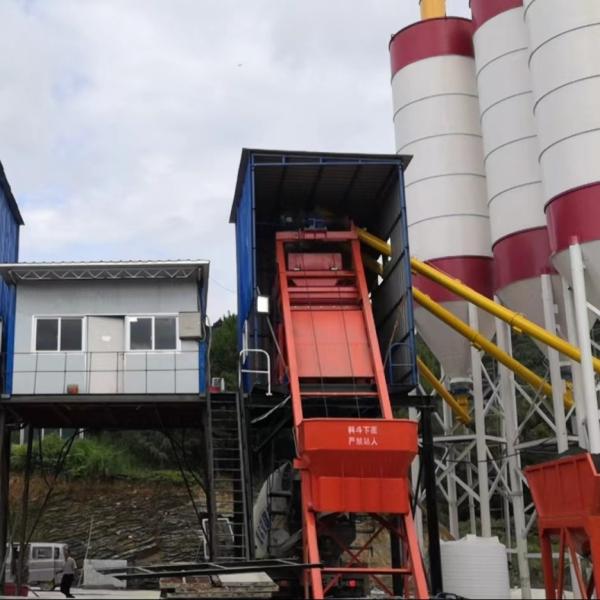 Buy Compact Type Mobile Batching Plant 35m3/h Ready Mix Concrete Plant at wholesale prices