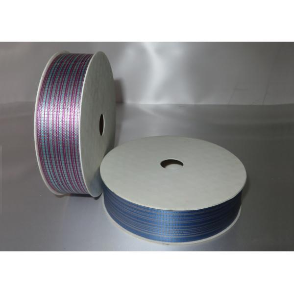 Customer logo or image PP gift ribbon reel 1" width with Fabric and non - woven