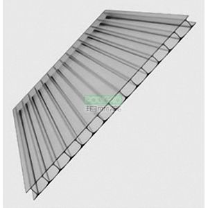 Transparent Polycarbonate Hollow Sheet , Polycarbonate Greenhouse Roofing Sheets