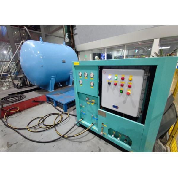 Buy oil-less compressor Refrigerant Recovery Machine 25HP with ≤9000kg/h Liquid Push&Pull Recovery Rate at wholesale prices