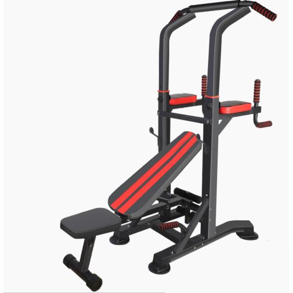 Power Tower With Push-Up, Pull-Up, Utility Bench And Workout Dip Station For