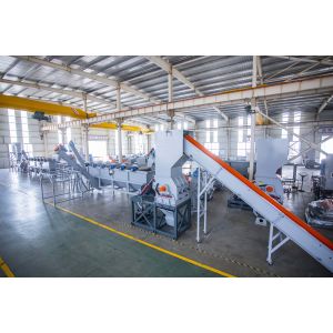 JWELL CE 2000kg/H PET Bottles Crushing Washing Machine with Blowing Collection