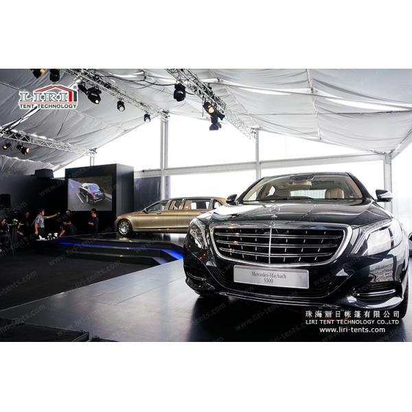 Elegant Clear Top Tent 20m For Benz Auto Show In China