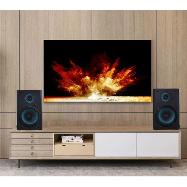 4 Ohms Active Bookshelf Speaker 86dB Sensitivity Multifunctional