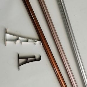 Quality 28mm Industrial 0.45mm Galvanized Pipe Curtain Rod for sale