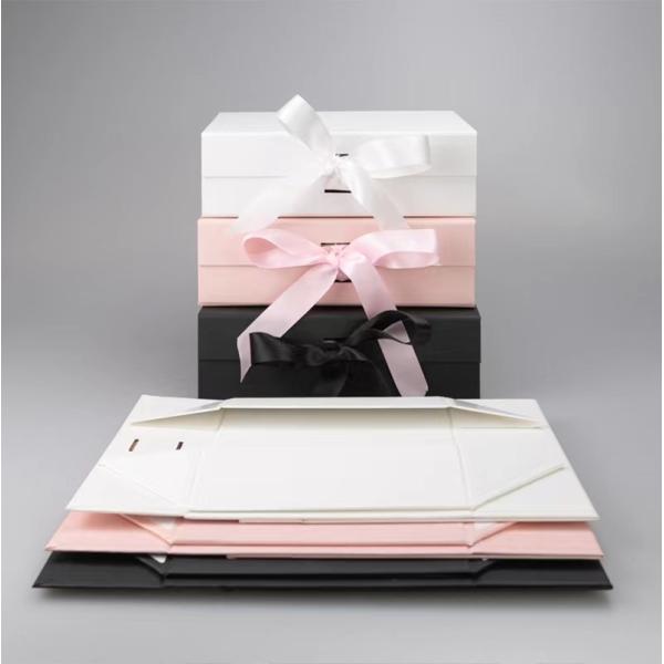 Durable T Shirt Black Rigid Gift Box , Hoody Cardboard Box With Flap Lid