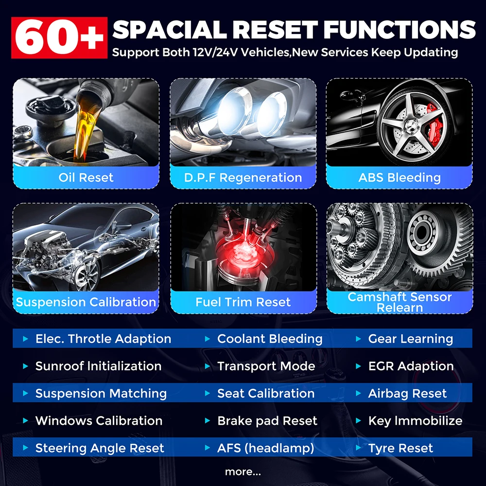 New Arrival LAUNCH X431 PRO3S+ SmartLink HD 12V Car 24V Truck Full System Diagnostic Tools 10.1' INCH Auto OBD OBD2 Scan