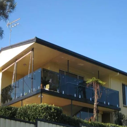 Heat Resistant Security 10mm Toughened Glass Panels For Building Facade