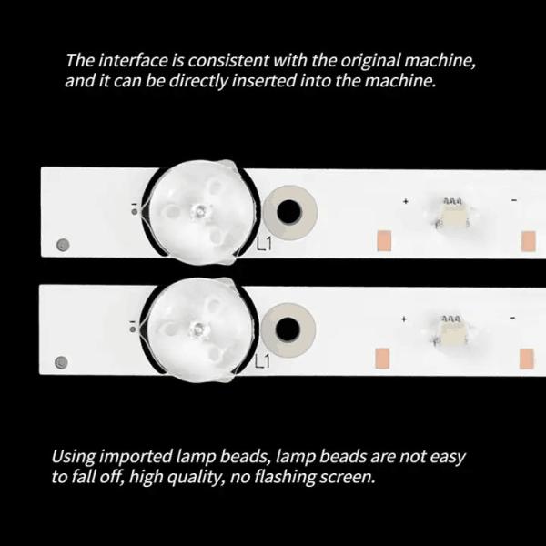 SMD3030 LED TV Backlight Strips 6LEDs For 32inch MS-L1343 JL.D32061330-081AS-M MS-L2202 V2