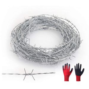 Anti Alkali Military Security hot dipped galvanized Barbed Wire Fencing