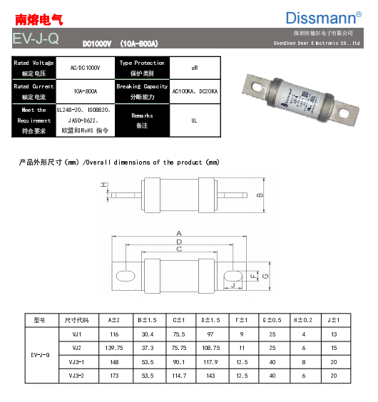 High Voltage 250 Amp Automotive Fuse , ISO8820 Blade Car Fuses