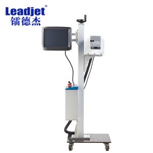 Leadjet Fly Laser Marking Machine , Laser Batch Coding Machine 30W With EZCAD