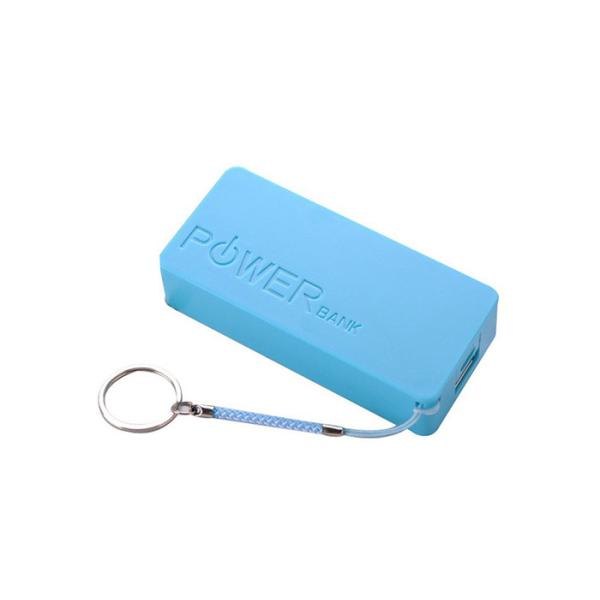5200 Milliampere Two Section Abs Power Bank , Plastic Small Mobile Charger