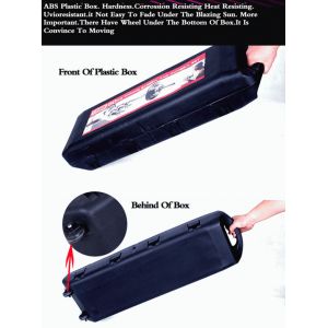 chromed dumbbell barbell 50kg can be adjsubtable with palstic case