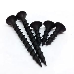 Carbon Black Oxide Self Tapping Metal Screws Convenient Fastening Solution