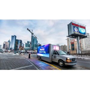 Trailer Mounted LED Screen Signs IP68 P6 Digital Outdoor SMD3535