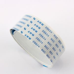 AWM 20624 0.5mm 50 pin A type 25cm Flexible Flat FFC Cable with TE Connector in