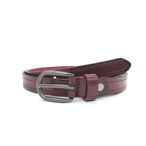 Buy Casual Pin Buckle 23mm Women Cowhide Leather Belt at wholesale prices