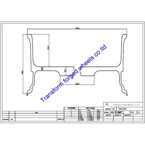 Quality TD241401 inch deep dish forged monoblock wheels blanks or forging off-road wheels raw blanks and H single style wheel for sale