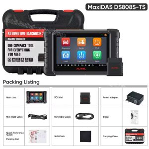 Quality AUTEL MaxiDAS DS808S-TS Diagnostic Tool with Advanced ECU Coding &amp; TPMS Services Upgraded of MP808S/ DS808TS for sale