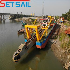 10 Inch Cutter Suction River Mud Dredger for Dredging Total Width 5.5m Total