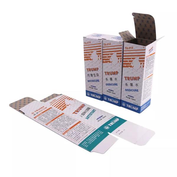 Tuck Top Phamacy Carton Box Printing For Medicine Packing Offset Printing