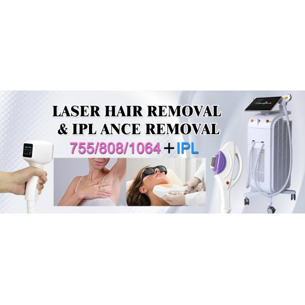 Weifang KM IPL 755 808 1064nm Diode Laser Hair Removal Machine with Precise Targeting