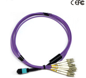 Industrial Fiber Optic Patch Cord Optical Fiber Network Cable With OFNP / OFNR