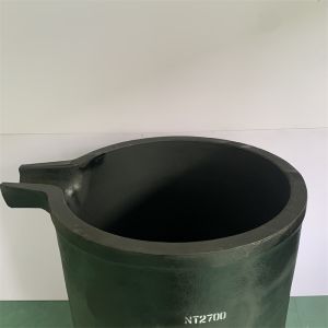 Superior Thermal Shock Resistance Silicon Carbide Graphite Crucible With Pouring