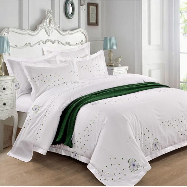 300tc Chinese Ethnic Style Printed Four-Piece Cotton Bedding Set for Popular Hotel