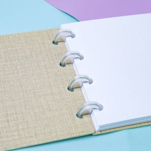 RINGNOTE A7 Size PU Leather Portable Luxurious High Quality Mini Small Disc