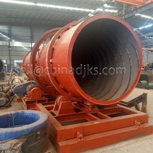 Mounted Stone Rotary Dryer Capacity 100t/H For Stone Washing Plant