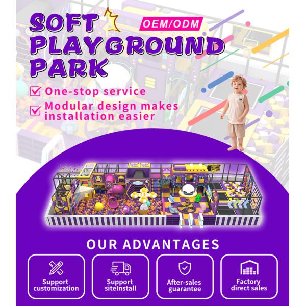 Whole Sale Custom Design Children's Soft Play Center Indoor Playground for Shopping Mall