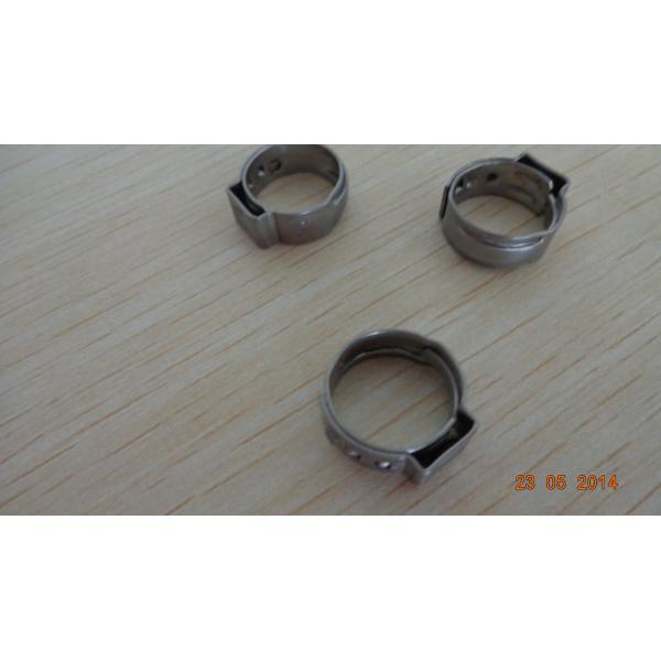 Single ear stainless steel tube clamp,Customized stainless steel hose clamps, made in China professional manufacturer