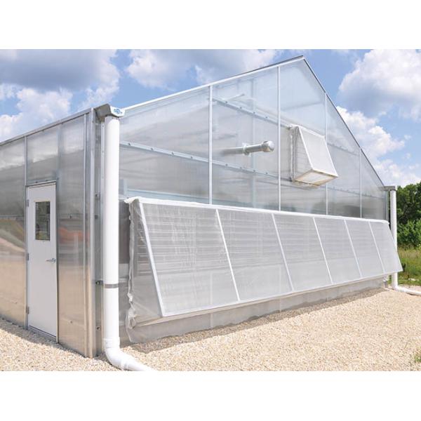 Hot Galvanized Steel Pipes Auto Light Deprivation Greenhouse With Blackout