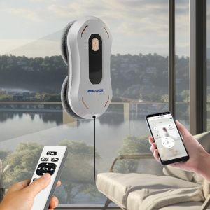 Household Smart Cleaning Robot 2.8KPa Vacuum Automatic Glass Cleaner Robot