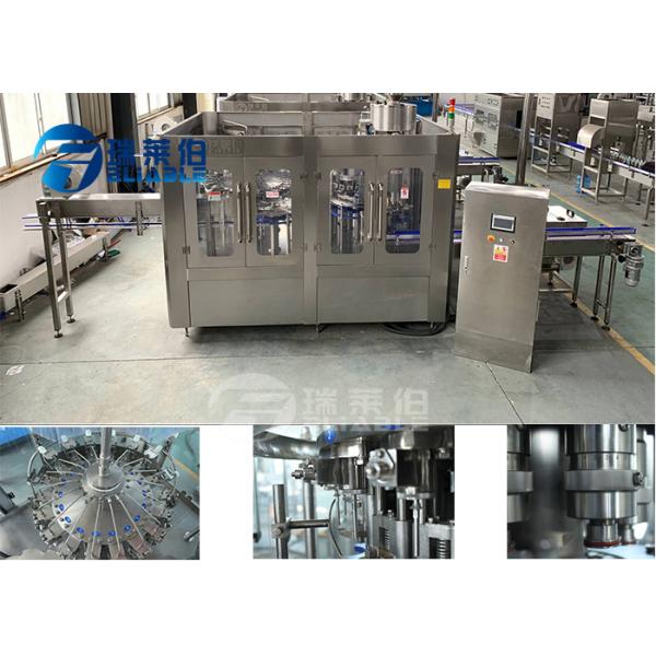 Stainless Steel Carbonated Drink Filling Machine With Compact Structure