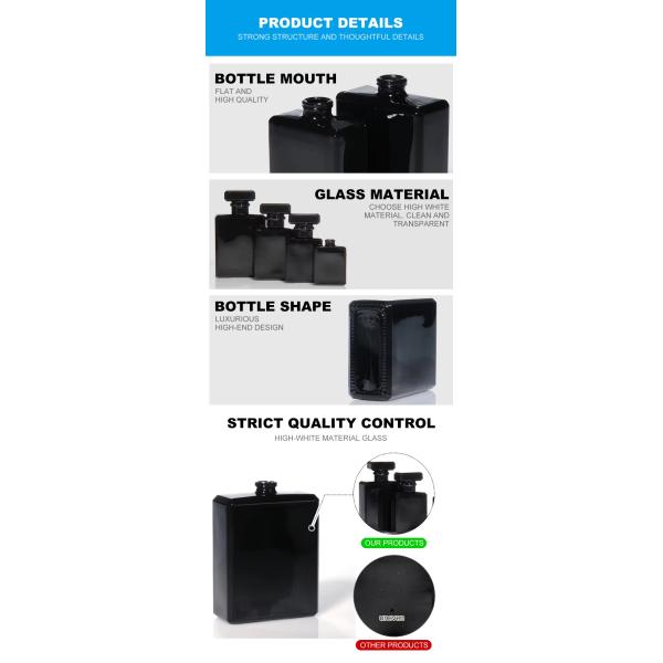 Custom Luxury Manufacture Perfume Bottle Woman 30ml 50ml 100ml Glass Empty Refillable Spray Perfume Bottle