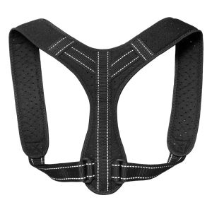 Nylon Sports Protection Equipment Black Clavicle Back Posture Corrector