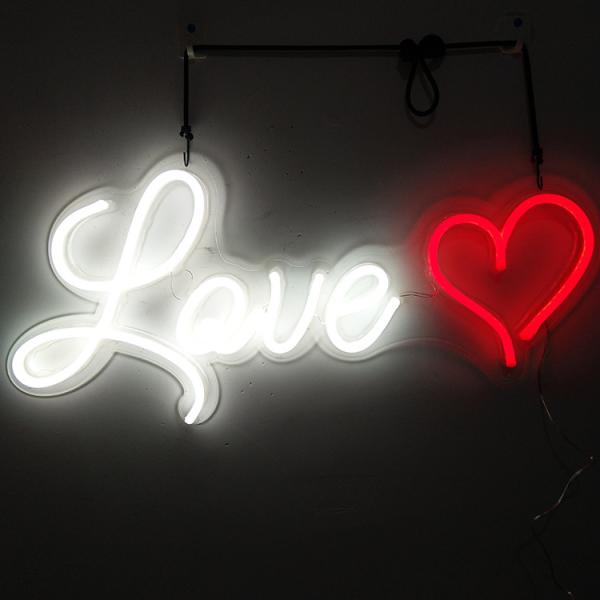 Buy UL Custom Neon Wedding Sign Love Neon Channel Letters For Wall at wholesale prices