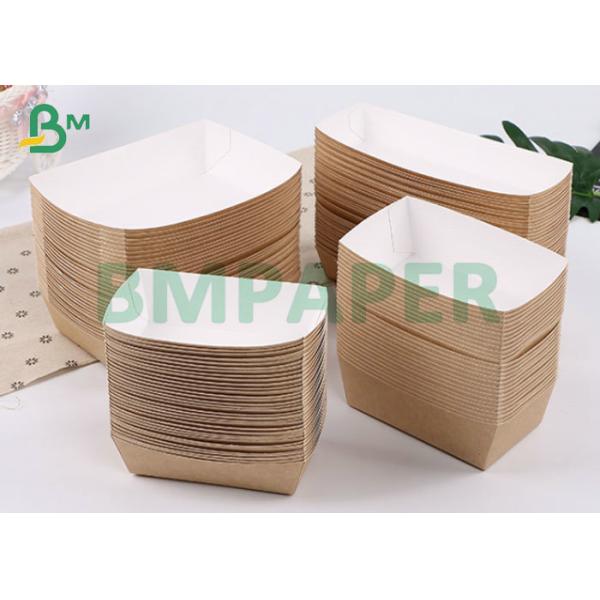 90cm Roll 250g 300g White Coated Brown Kraft Board For Food Packaging Box 