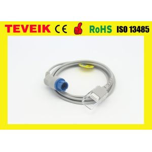 10 Pin medical device accessories spo2 cable for Nihon Kohden spo2 sensor