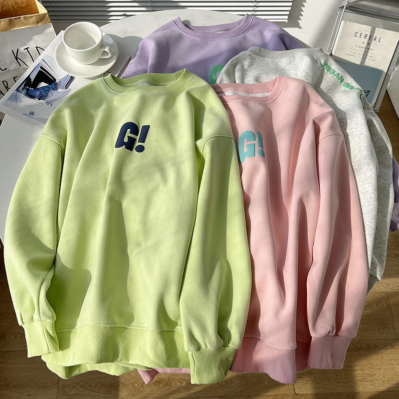 Quality OEM Simple Casual Oversized Pullover Sweatshirt Customized Color for sale